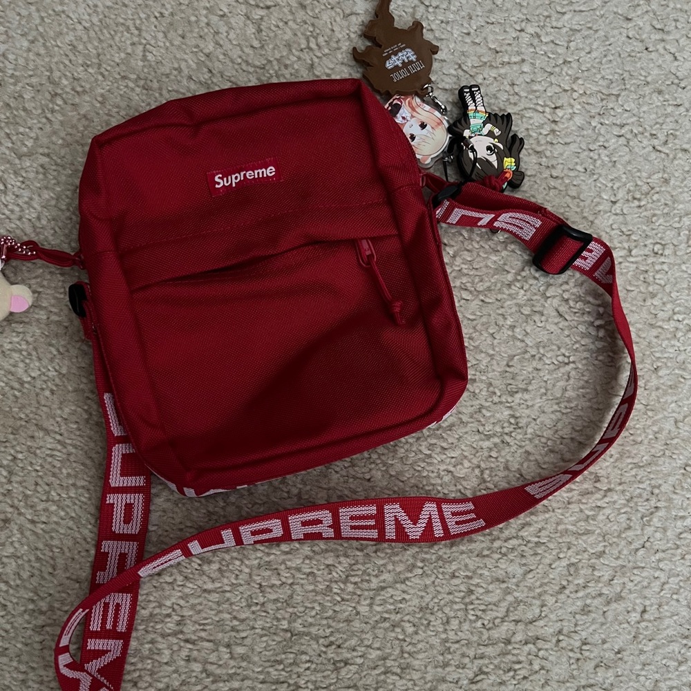 Supreme red bag